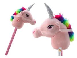Cabeça de Unicórnio Recheada | Cavalo de Passatempo com Sons de Cavalo - Brinquedo para Meninas