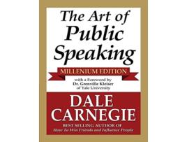 Livro The Art of Public Speaking Millenium Edition de Dale Carnegie (Inglês)