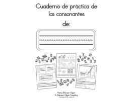 Livro Cuaderno de práctica de las consonantes Spanish Edition de Nancy Olguin (Espanhol)