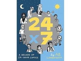 Livro 24x7 A Decade of 24Hour Comics de Alec Longstreth (Inglês)
