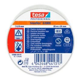 FITA ISOLANTE HOMOLOGADA 25M X 25MM BRANCO  53988 