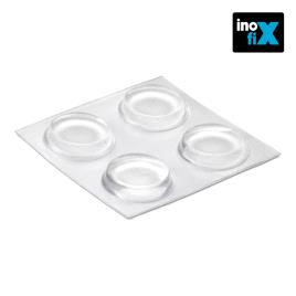 GOTA AUTO ADESIVA PROTETORA  Ø19 X4 MM. (BLISTER 4 UNI) INOFIX