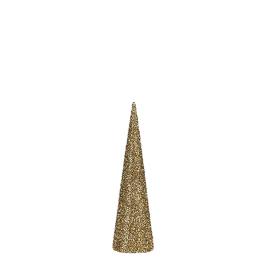 ARVORE NATAL TIPO CONE COR OURO 40X12CM