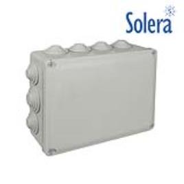 CAIXA QUADRADA ESTANCA 220X170X80MM COM PARAFUSOS 