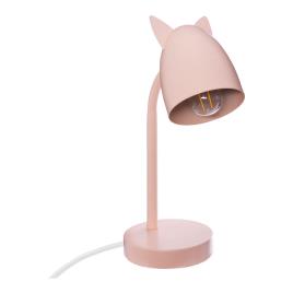 LUZ INFANTIL DE MESA E 14 MODELO CAT COR ROSA