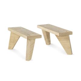 JOGO DE 2 PATAS DINAMIC DE PINHO MACIÇO ASTIGARRAGA