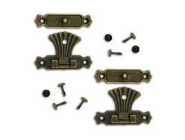 Gift Caixa Lock Clip de trava de liga de 2 peças adequado para caixas de joias TOGA