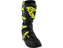 Botas OffRoad FXR Ride Boot Preto Amarelo Neon (44)