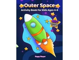 Livro Outer Space Activity Book de Harper Hall (Inglês)