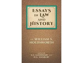 Livro Essays in Law and History de Sir William S Holdsworth (Inglês)