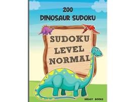 Livro 200 Dinosaur Sudoku Level Normal de Deeasy Books (Inglês)