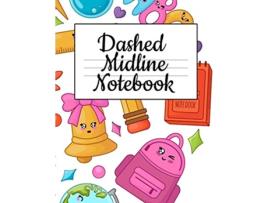 Livro Dashed Midline Notebook Composition Paper For Alphabet Writing ABC Book For Preschoolers de Jenny Douglas (Inglês)