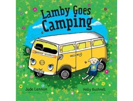 Livro Lamby Goes Camping de Miss Jude Lennon (Inglês)