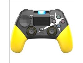 Controlador de Jogos Sem Fio para Playstation 4 Android e Pc Gamepad Bluetooth Dupla Vibração Bateria de Lítio Recarregável 1000Mah OVEGNA P01