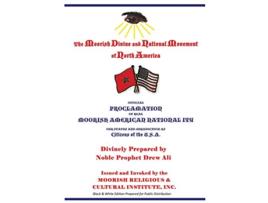 Livro Official Proclamation of Real Moorish American Nationality Black and White Edition Prepared for Public Distribution de Noble Drew Ali (Inglês)