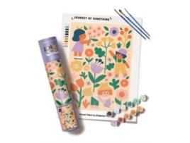 Livro Kids Paint by Numbers Flower Patch de Journey of Something (Inglês)