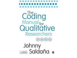 Livro Coding Manual for Qualitative Researchers de Johnny Saldana (Inglês - Capa Dura)