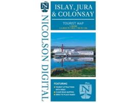 Livro Nicolson Tourist Map Islay and Jura de Val Fry (Inglês)
