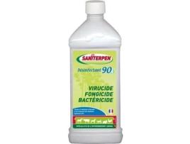 Desinfetante SANITERPEN 90 de alto desempenho - Para carcaças, veículos e equipamentos de transporte de animais - 1 L
