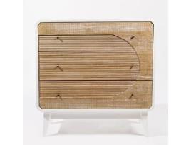 Cómoda Nordic Charm VIVA Madeira MDF Bege (80x40x80cm)