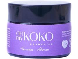 Creme facial tudo em um de bakuchiol de alta dosagem