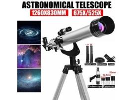 PROMORE 525X Telescópio Astronómico F60700 - Lente de Reflexão 700mm / 60mm - Finderscope TEMPSA