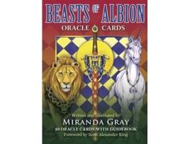 Livro Beasts of Albion Oracle Cards de Miranda Gray (Inglês)