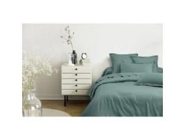 Capa de Edredão BLANC AVENUE PARIS Penteado Fios Celadon Multicor (140x200cm)