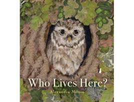 Livro Who Lives Here? de Milton e Alexandra (Inglês)