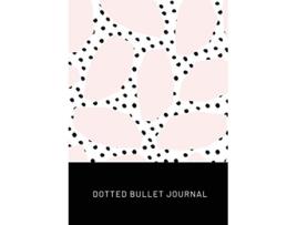 Livro Pink Spots with Black Polka Dots Dotted Bullet Journal Medium A5 583X827 de Blank Classic (Inglês)