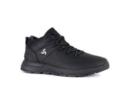 Sapatos de Homem BUSTAGRIP Lancer Pele Preto (44)
