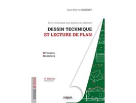 Livro Dessin technique et lecture de plan French Edition de JeanPierre Gousset (Francês)