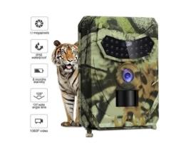 Câmara de trilha à prova dágua 26 LEDs 12MP 1080P HD 120° grande angular Câmara de caça sensor de movimento infravermelho YY8 SUNNZO