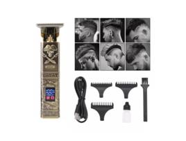 Aparador de Barbeador Elétrico 3 Pentes USB Recarregável Q-tf51