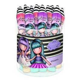 Conjunto de Borrachas The Duet Gorjuss Roxo Poliéster