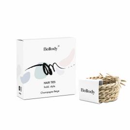 Elásticos para Cabelo  champagne beige (4 uds)