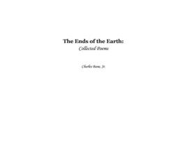 Livro Ends of the Earth Collected Poems of Charles Bane Jr de Charles Bane (Inglês)