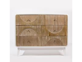 Cómoda Nordic Charm VIVA Madeira MDF Bege (100x40x80cm)