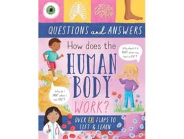 Livro How Does the Human Body Work? de Rachel Moss (Inglês)
