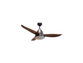 Ventilador DC MARINO marrom com função inverter controle remoto LED INTERLUSA