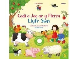 Livro Cadi a Jac ar y Fferm - Llyfr Swn / Cadi and Jac on the Farm - Sound Book de Megan Elenid Davies (Inglês - Capa Dura)
