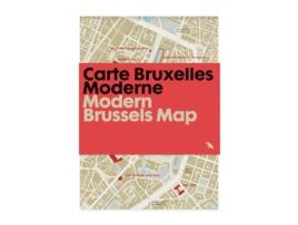 Livro Modern Brussels Map / Carte Bruxelles Moderne de Jacinthe Gigou (Inglês)