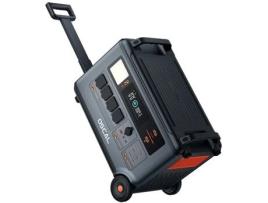 Powerstation OSCAL PowerMax 6000, 3600 Wh LiFePO4 Gerador solar a bateria com, 6000W de potência, 14 portas de saída