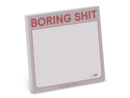 Livro Knock Knock Boring Shit Sticky Note de Knock Knock (Inglês)