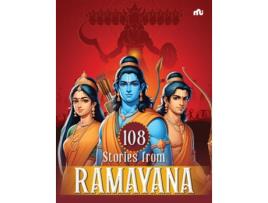 Livro 108 Stories from Ramayana de Moonstone e Rupa Publications India (Inglês)