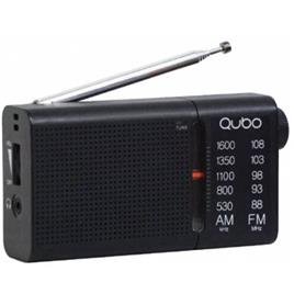 Rádio Portátil Qubo RS-2 / Preto