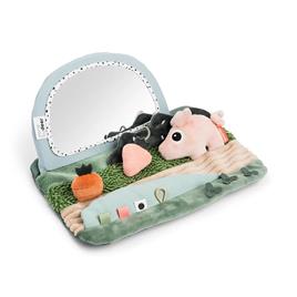 Done By Deer Brinquedo De Bebê Tummy Time Sensory Mirror Tiny Farm
