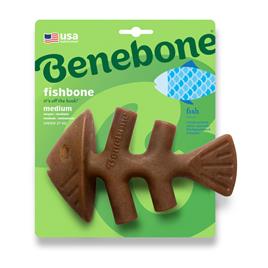 Benebone Fishbone Osso de roer para cães - Médio: aprox. C 18 x L 11,5 cm