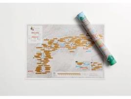 Livro Alpine Cycling Collect and Scratch Print de Maps International Ltd (Inglês)