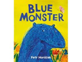 Livro Blue Monster de Petr Horácek (Inglês - Capa Dura)